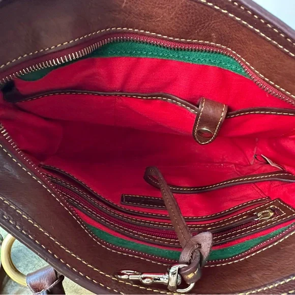 Dooney & Bourke Florentine Leather Satchel - Picture 3 of 6